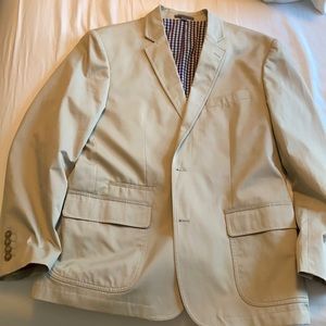 Johnston Murphy Khaki Blazer Size Large